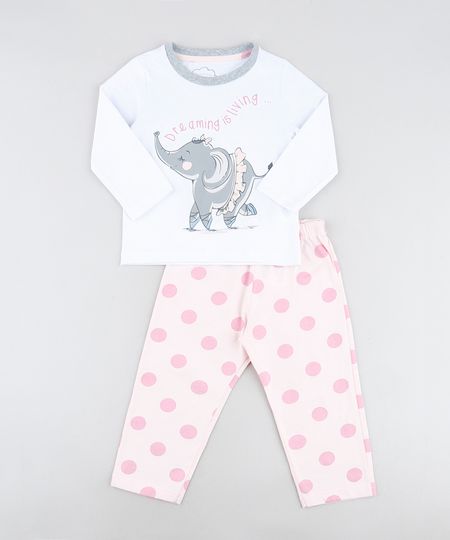 Pijama-Infantil-Elefante-Manga-Longa-Decote-Redondo-Branco-9950733-Branco_1
