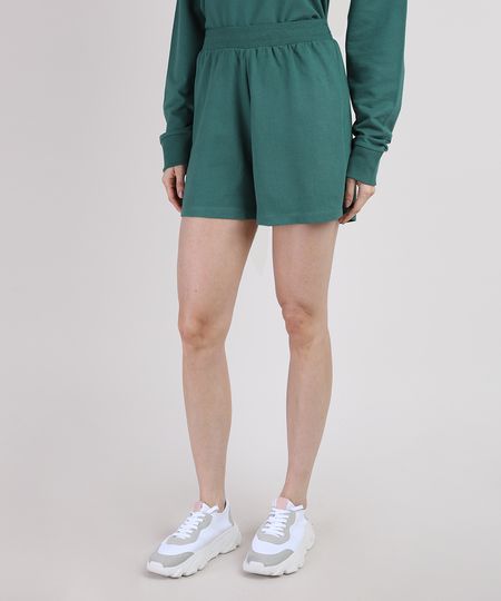 Bermuda-de-Moletom-Mindset-Cintura-Alta-Verde-Escuro-9950805-Verde_Escuro_1