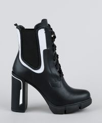 Bota-Feminina-Oneself-Cano-Curto-Salto-Alto-Grosso-com-Recortes-Preta-9948247-Preto_2
