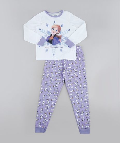 Pijama-Infantil-Anna-e-Olaf-Frozen-Manga-Longa-Lilas-9942767-Lilas_1