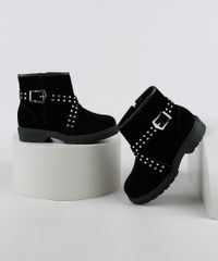 Bota-Infantil-Molekinha-Cano-Curto-com-Fivela-e-Tachas-Preta-9949110-Preto_1