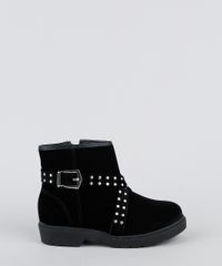 Bota-Infantil-Molekinha-Cano-Curto-com-Fivela-e-Tachas-Preta-9949110-Preto_2