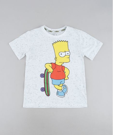 camisa do bart simpson