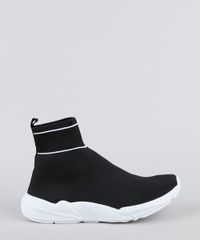 Tenis-Meia-Masculino-Oneself-Knit-Cano-Alto-Preto-9905014-Preto_2