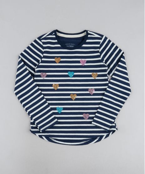 Blusa-Infantil-Listrada-com-Coracoes-de-Paete-Manga-Longa-Azul-Marinho-9946325-Azul_Marinho_1