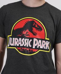 Camiseta-Juvenil-Jurassic-Park-Manga-Curta-Cinza-Mescla-Escuro-9710562-Cinza_Mescla_Escuro_4