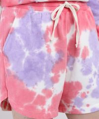 Short-de-Moletom-Feminino-Mindset-Running-Cintura-Alta-Estampado-Tie-Dye-com-Cordao-e-Bolsos-Multicor-9951151-Multicor_4