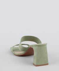 Tamanco-Feminino-Oneself-com-Tiras-em-Suede-Salto-Medio-Verde-9948206-Verde_4