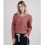 Sueter-de-Trico-Feminino-Amplo-Decote-V-Rosa-Escuro-9944245-Rosa_Escuro_1