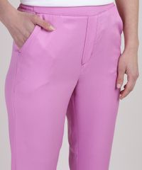 Calca-Feminina-Cintura-Alta-Alfaiatada-com-Bolsos-Lilas-9950925-Lilas_4