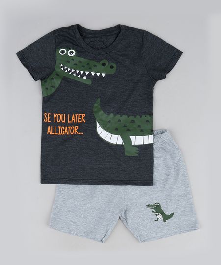 Pijama-Infantil-Jacare-Manga-Curta-Cinza-Mescla-Escuro-9567831-Cinza_Mescla_Escuro_1 Pijama-Infantil-Jacare-Manga-Curta-Cinza-Mescla-Escuro-9567831-Cinza_Mescla_Escuro_1