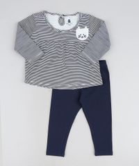Conjunto-Infantil-Blusa-Listrada-Gatinho-Manga-Longa---Calca-Legging-Preto-9919752-Preto_1
