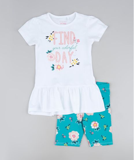 Conjunto-Infantil-Blusa-com-Flores-e-Babado-Off-White---Bermuda-Floral-Ciclista-Azul-9942980-Azul_1