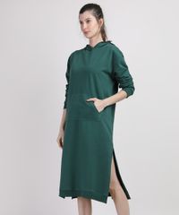 Vestido-Blusao-de-Moletom-Feminino-Mindset-Midi-com-Capuz-e-Bolso-Manga-Longa-Verde-Escuro-9951156-Verde_Escuro_1