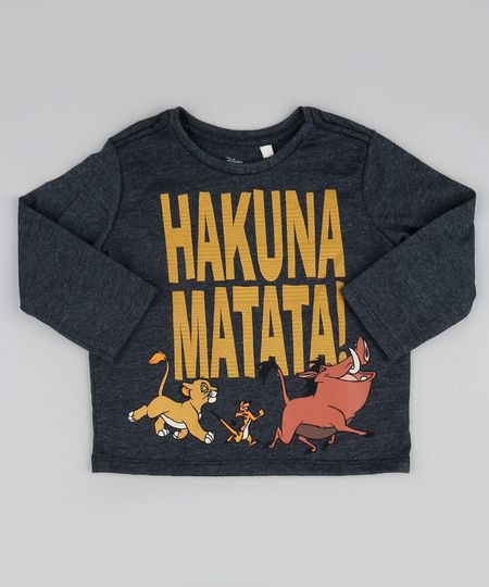 Camiseta-Infantil-O-Rei-Leao-Hakuna-Matata-Manga-Longa-Cinza-Mescla-Escuro-9945029-Cinza_Mescla_Escuro_1 Camiseta-Infantil-O-Rei-Leao-Hakuna-Matata-Manga-Longa-Cinza-Mescla-Escuro-9945029-Cinza_Mescla_Escuro_1