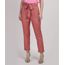 Calca-Feminina-Clochard-Cintura-Super-Alta-Alfaiatada-com-Faixa-para-Amarrar-Rosa-Escuro-9950889-Rosa_Escuro_1