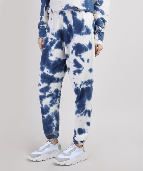 Calca-de-Moletom-Feminina-Mindset-Jogger-Cintura-Alta-Estampada-Tie-Dye-Azul-Marinho-9951134-Azul_Marinho_1