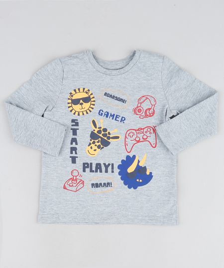 Camiseta-Infantil-Games-Bolso-Manga-Longa--Cinza-Mescla-9945686-Cinza_Mescla_1