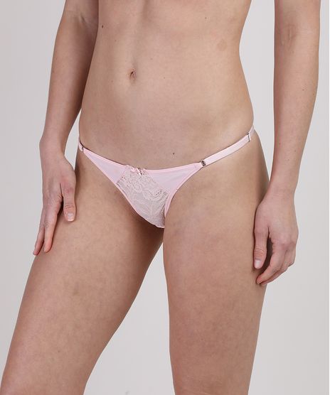 Calcinha-de-Microfibra-Biquini-String-com-Renda-Rosa-Claro-9935847-Rosa_Claro_1