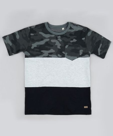 Camiseta-Infantil-Recorte-Camuflado-com-Bolso-Manga-Curta-Cinza-Mescla-9945162-Cinza_Mescla_1