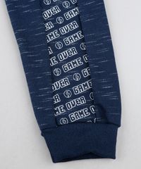 Calca-de-Moletom-Infantil-Mescla-Jogger-com-Recorte-Azul-Marinho-9945150-Azul_Marinho_3