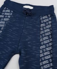 Calca-de-Moletom-Infantil-Mescla-Jogger-com-Recorte-Azul-Marinho-9945150-Azul_Marinho_4