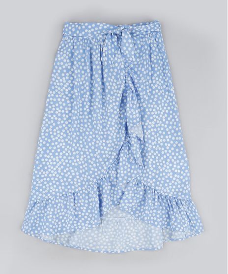 Saia-Infantil-Midi-Estampa-de-Poa-com-Babado-Azul-Claro-9950182-Azul_Claro_1