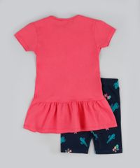 Conjunto-Infantil-Blusa-Estampada-de-Lhama-e-Babado-Rosa---Bermuda-Floral-Ciclista-Preta-9942981-Preto_2
