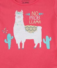 Conjunto-Infantil-Blusa-Estampada-de-Lhama-e-Babado-Rosa---Bermuda-Floral-Ciclista-Preta-9942981-Preto_3