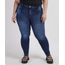 Calca-Jeans-Feminina-Plus-Size-Sawary-Cigarrete-Levanta-Bumbum-Cintura-Alta-Azul-Escuro-9950590-Azul_Escuro_1