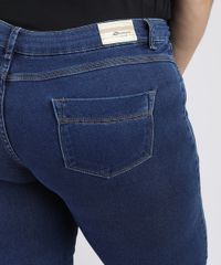 Calca-Jeans-Feminina-Plus-Size-Sawary-Cigarrete-Cintura-Alta-Azul-Escuro-9950587-Azul_Escuro_4
