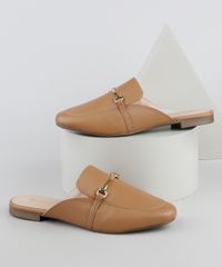 Mule-Feminino-Via-Uno-com-Fivela-Bege-9950940-Bege_1