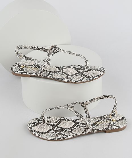 Rasteirinha-Feminina-Via-Uno-com-Tira-Animal-Print-Cobra-Cinza-9950937-Cinza_1