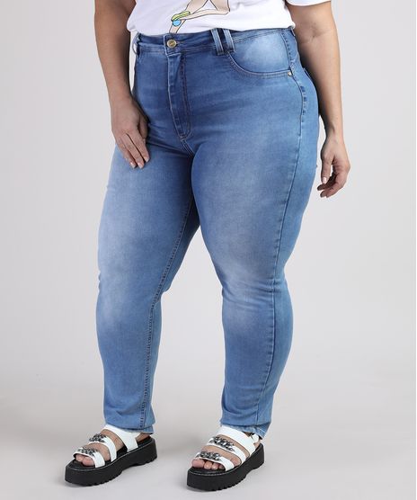 Calca-Jeans-Feminina-Plus-Size-Sawary-Cigarrete-360-Cintura-Alta-Azul-Claro-9945256-Azul_Claro_1