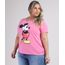 Blusa-Feminina-Plus-Size-Mickey-Manga-Curta-Decote-Redondo-Rosa-9951040-Rosa_1
