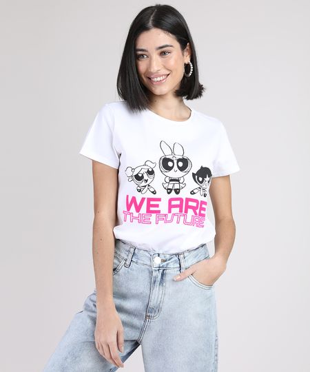 Blusa-Feminina-As-Meninas-Superpoderosas-Manga-Curta-Decote-Redondo-Branca-9950858-Branco_1