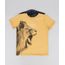 Camiseta-Infantil-Leao-com-Capuz-Manga-Curta-Gola-Careca-Mostarda-9885120-Mostarda_1