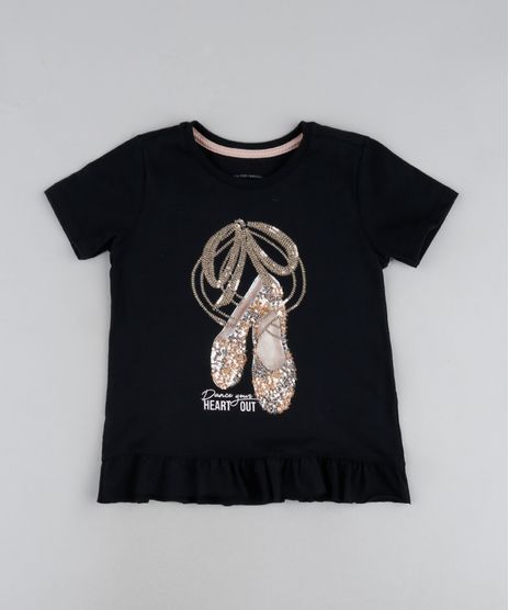 Blusa-Infantil-Sapatilha-com-Paetes-e-Tule-Manga-Curta-Preta-9944326-Preto_1