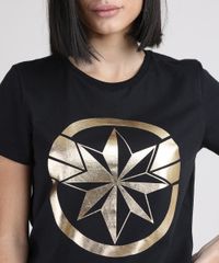 Blusa-Feminina-Capita-Marvel-Metalizada-Manga-Curta-Decote-Redondo-Preta-9947856-Preto_4