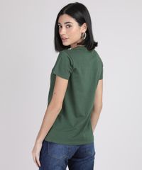 Blusa-Feminina--I-m-Realistic--Manga-Curta-Decote-Redondo-Verde-Escuro-9947765-Verde_Escuro_2