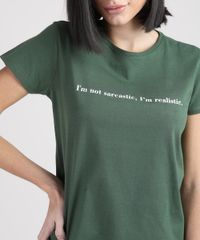 Blusa-Feminina--I-m-Realistic--Manga-Curta-Decote-Redondo-Verde-Escuro-9947765-Verde_Escuro_4