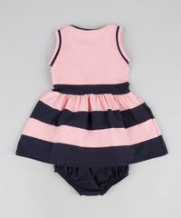 Vestido-Infantil-Listrado-com-Laco-Regata--Rosa-9945992-Rosa_2