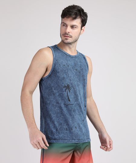 Regata-Masculina-Marmorizada-com-Coqueiro-Gola-Careca-Azul-Marinho-9867572-Azul_Marinho_1