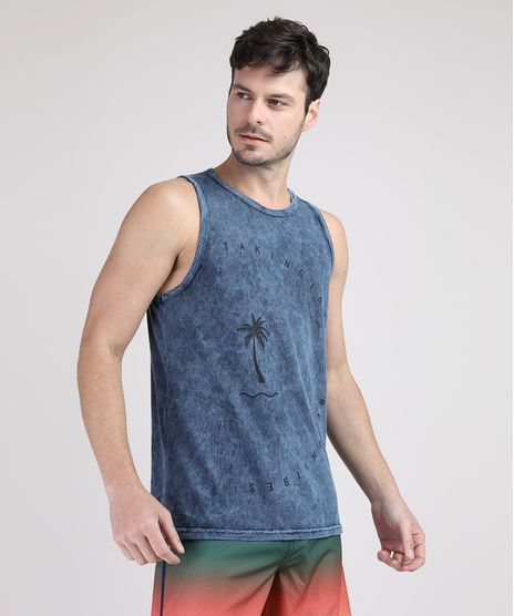 Regata-Masculina-Marmorizada-com-Coqueiro-Gola-Careca-Azul-Marinho-9867572-Azul_Marinho_1