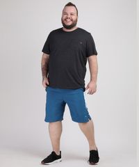 Camiseta-Masculina-Plus-Size-com-Bolso-Manga-Curta-Gola-Careca-Preta-9951573-Preto_3