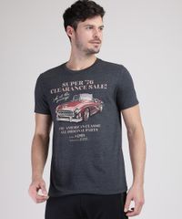 Camiseta-Masculina-Carro--The-American-Classic--Manga-Curta-Gola-Careca-Cinza-Mescla-Escuro-9942895-Cinza_Mescla_Escuro_1