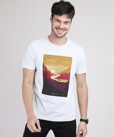 Camiseta-Masculina-Paisagem-Manga-Curta-Gola-Careca-Cinza-Mescla-Claro-9915541-Cinza_Mescla_Claro_1