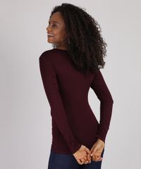 Blusa-Feminina-Basica-Manga-Longa-Decote-Redondo-Vinho-8578638-Vinho_2