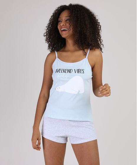 Pijama-Feminino-Estampa-de-Urso-Alca-Fina--Azul-Claro-9928550-Azul_Claro_1