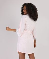 Robe-Feminino-Manga-7-8-com-Renda-Rosa-Claro-9951068-Rosa_Claro_2